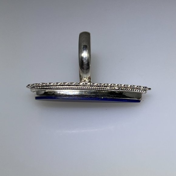 Lapis Lazuli ring, large, unique shape, size: 6 NWOT - Picture 2 of 5